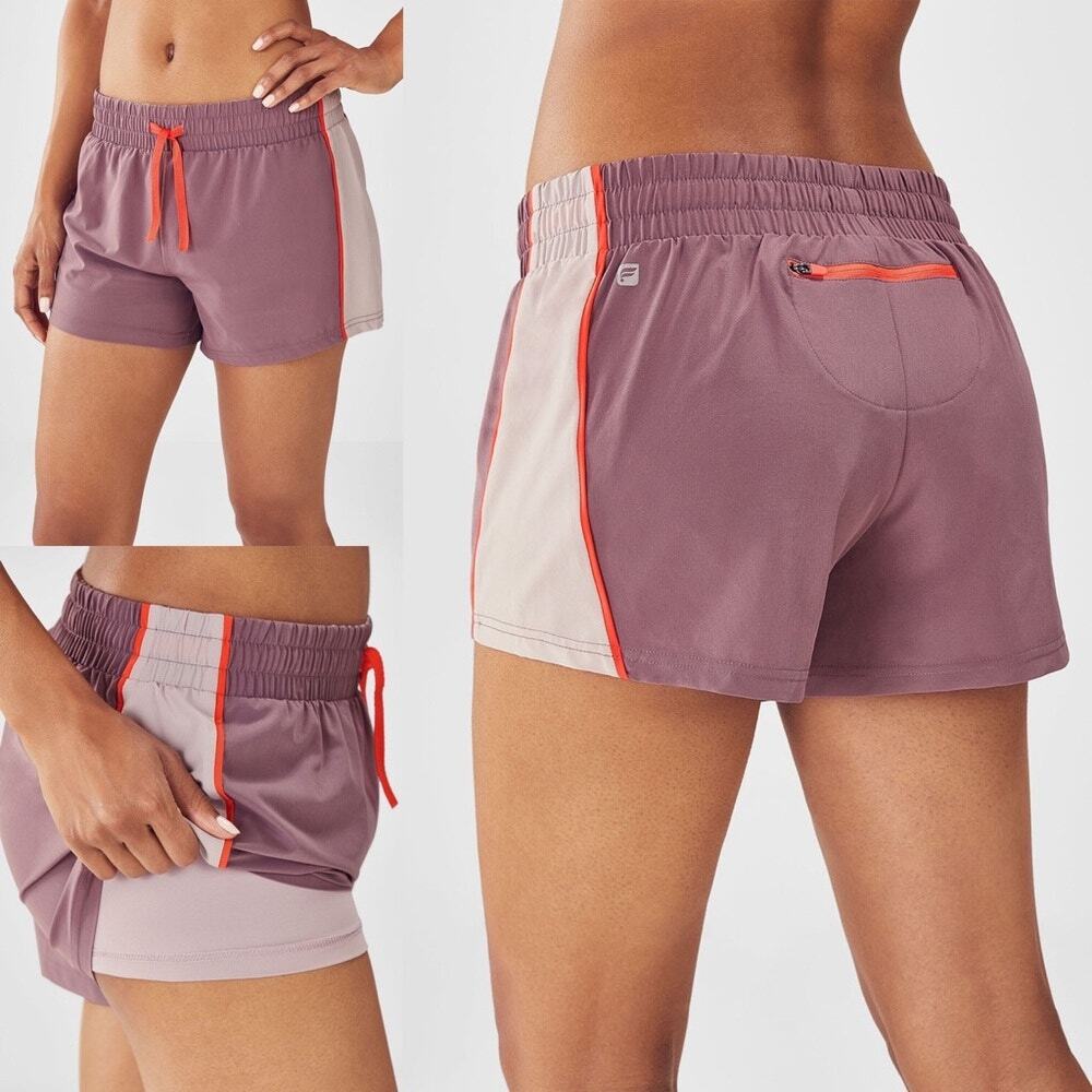 Fabletics Marley Short Women's Size 2X Lined Zip Pocket Lightweight Athletic NWT